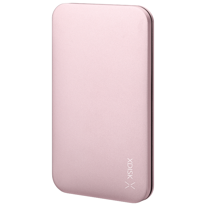 Q系列 Q7 2.5英寸Type-C便携移动硬盘 1TB USB3.1 樱花粉