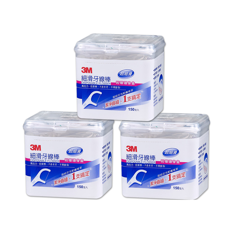  3M 牙线棒  150支*3