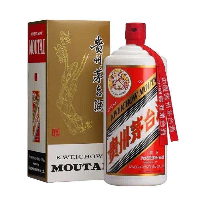 茅台 飞天 53度 酱香型白酒 2013年 1000mL 1瓶 公斤装