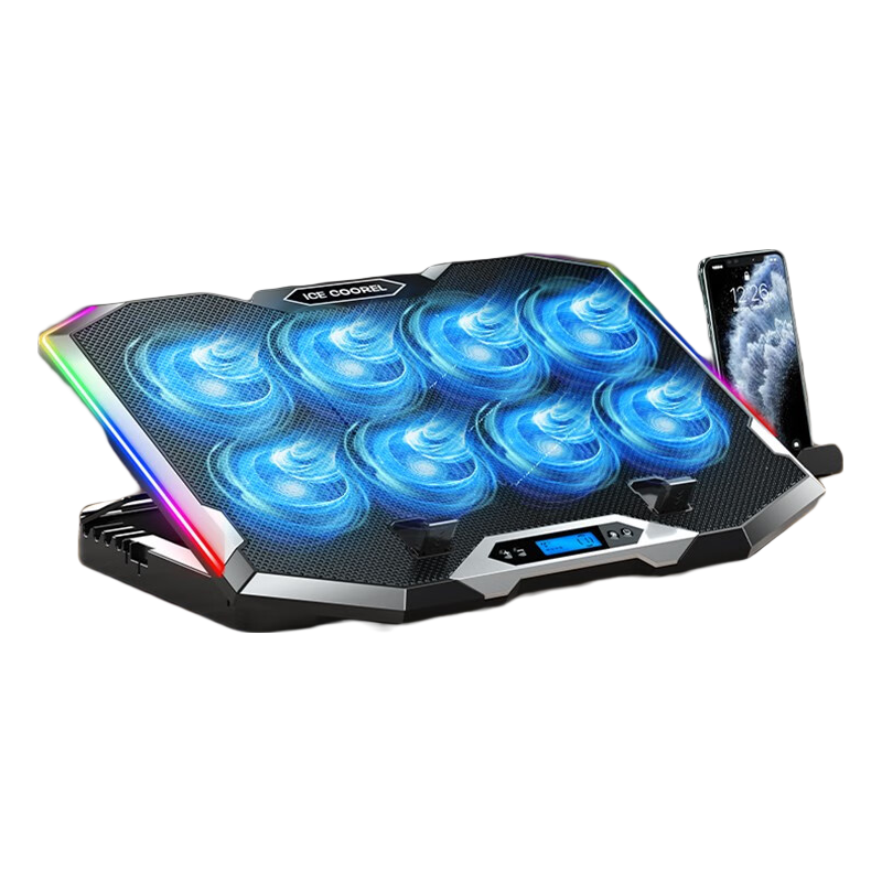  ICECOOREL/酷睿冰尊 八核涡轮大风力水冷 笔记本散热器底座