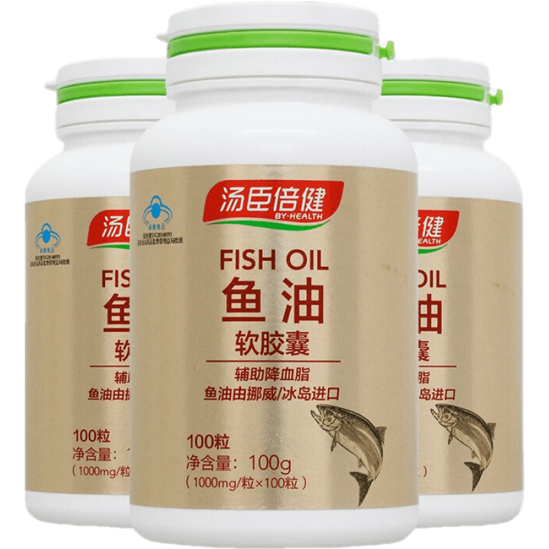 汤臣倍健鱼油软胶囊 1000mg*100粒 1瓶