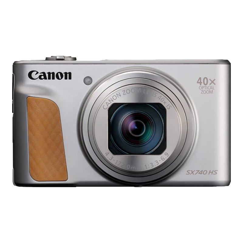 Canon 佳能 PowerShot SX740 HS 3英寸数码相机 (4.3-172.0mm、F3.3) 银色