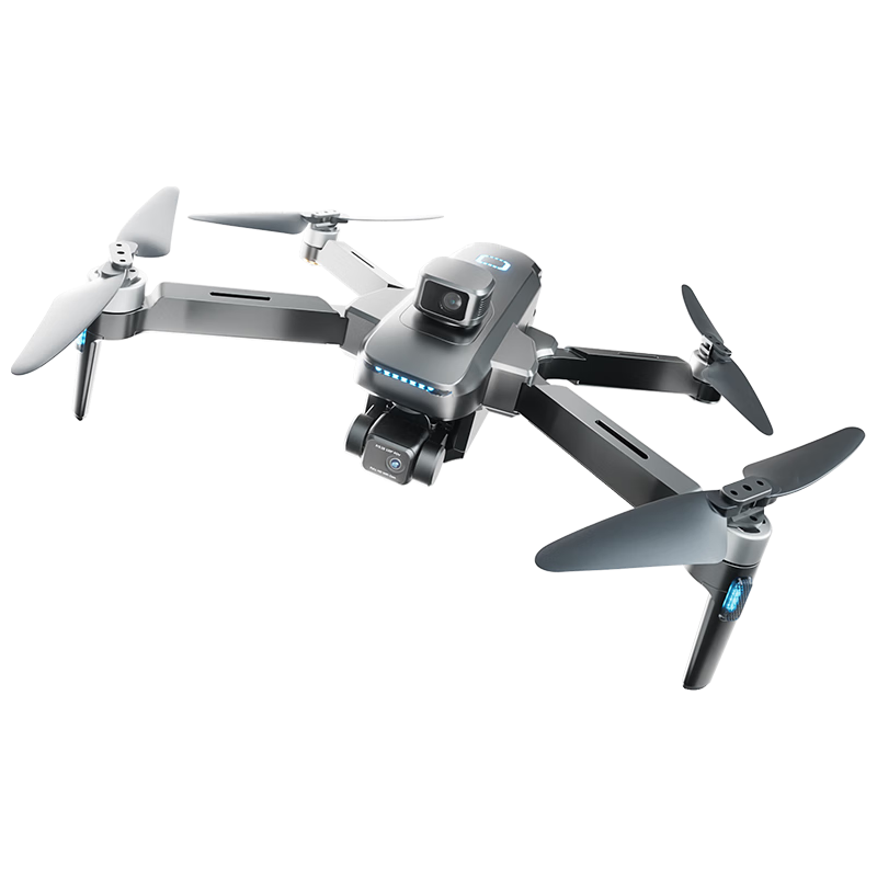 三只梨JY018 专业无人机航拍高清 10公里数字图传GPS智能跟随相机一键返航飞行器 成人遥控飞机 双电池 智能避障8k双摄三轴云台-双电池