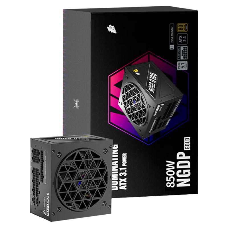 1STPLAYER 首席玩家 NGDP 金牌（90%）全模组ATX电源 850W