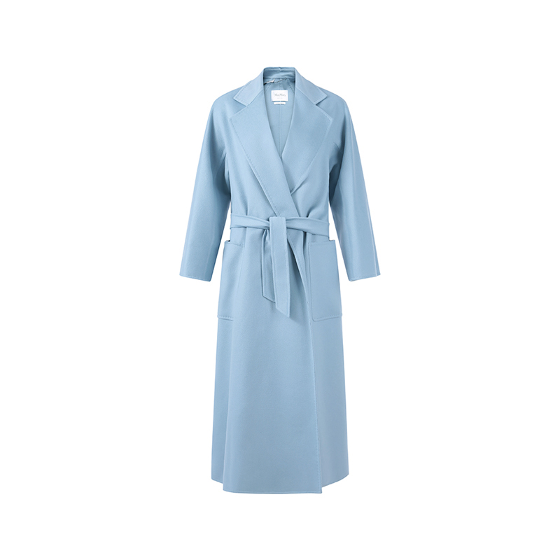 MAXMARA 女士绵羊毛Ludmilla浴袍式长款大衣外套