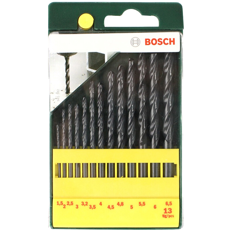 BOSCH 博世 HSSR 麻花钻头13件套