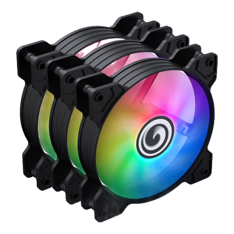  影驰 GALAX 风火轮幻 RGB 120mm 机箱散热风扇 5个装