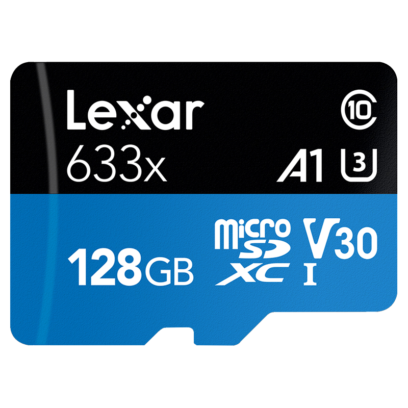 Lexar 雷克沙 633X Micro-SD存储卡（UHS-I、V30、U3、A1）