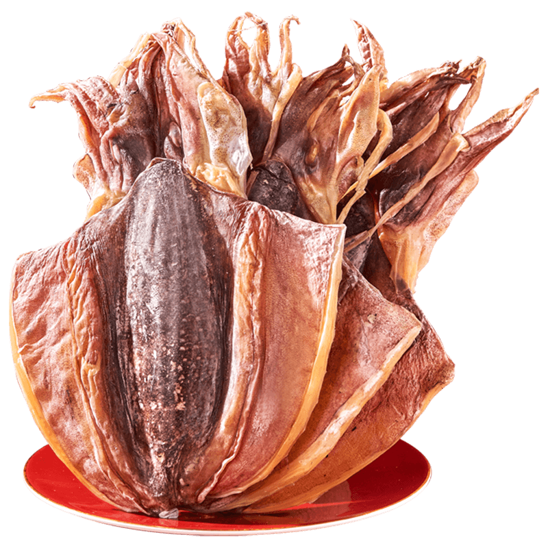 北海印象北海淡干墨鱼干淡水干货乌贼目鱼干精品海产品煲汤 M3墨鱼干半斤【约5只】