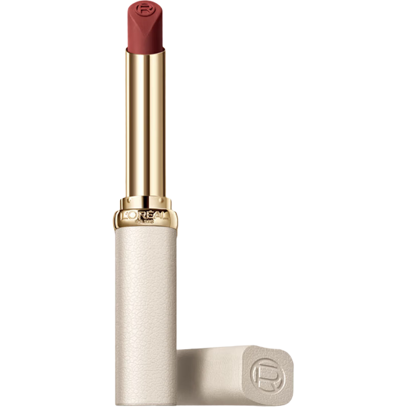 巴黎欧莱雅 L'OREAL PARIS欧莱雅白管口红198冷粉棕 玫瑰粉棕哑光显白唇膏新年 New白管 198冷粉棕