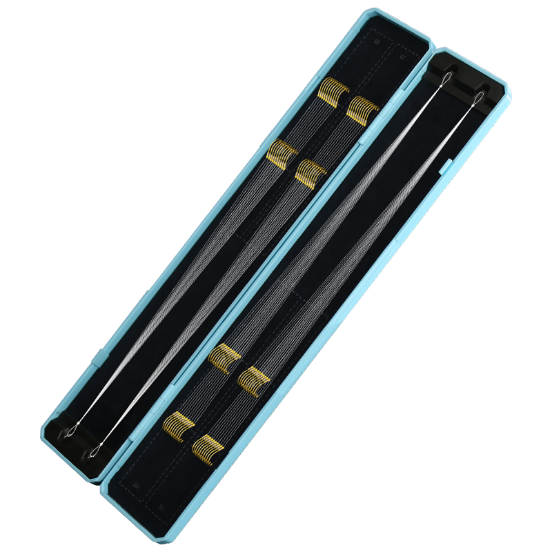 海迪豪华高端进口子线双钩成品鱼钩绑好套装全套双钩伊势尼金袖鲫鱼钩 0.45m