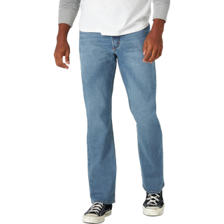 Wrangler 男士直筒牛仔裤 棉质舒适 弹力伸缩