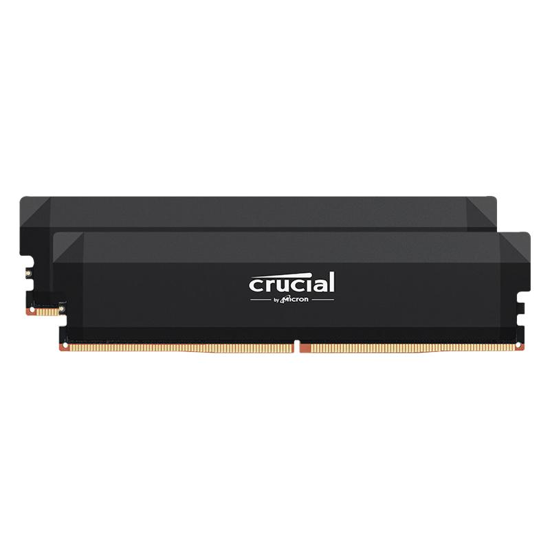 Crucial 英睿达 Pro DDR5 6000MHz 台式机内存 马甲条 黑色 C36