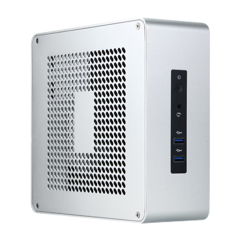  SKTC 全铝 ITX迷你HTPC小机箱  银色