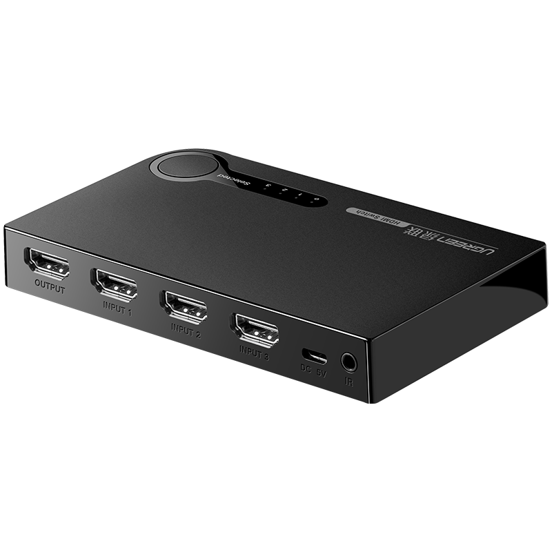  UGREEN/绿联 40234 4K高清 HDMI切换器