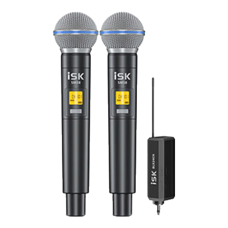  iSK/声科 全48V 直播声卡设备套装+飞利浦3025C套装+蓝牙伴奏+外置声卡