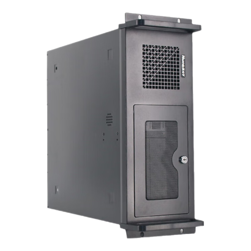 Huntkey 航嘉 S400 ATX机箱 非侧透 黑色