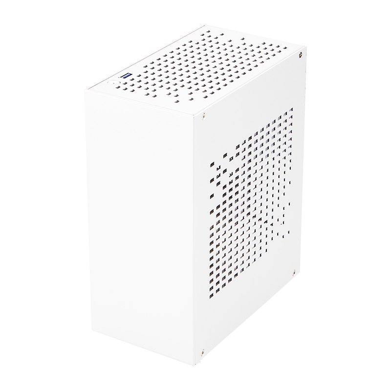  SKTC 全铝 迷你游戏机箱 pcie3.0延长线  白色
