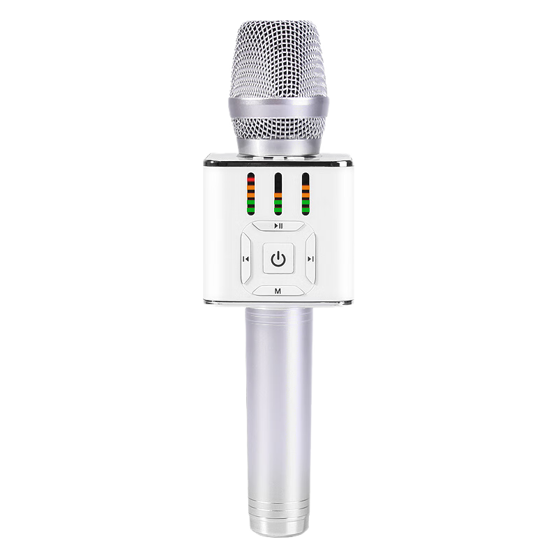 屁颠虫（Hifier）X30手机麦克风话筒双喇叭音响一体自带声卡无线蓝牙掌上ktv家用电视卡拉ok全能K歌宝高级灰