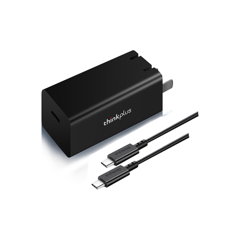 thinkplus GaN65 氮化镓充电器 Type-C 65W 雅典白
