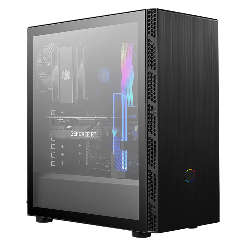COOLER MASTER 酷冷至尊 MB600LV2 ATX机箱 半侧透 黑色