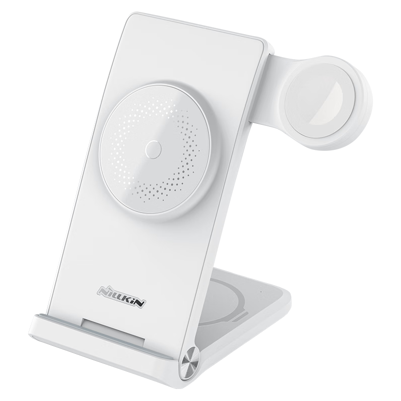 NILLKIN 耐尔金 手机手表耳机三合一无线充电器AirPods三星佳明华为手表苹果小米 智游 磁吸款无线充-苹果手表版