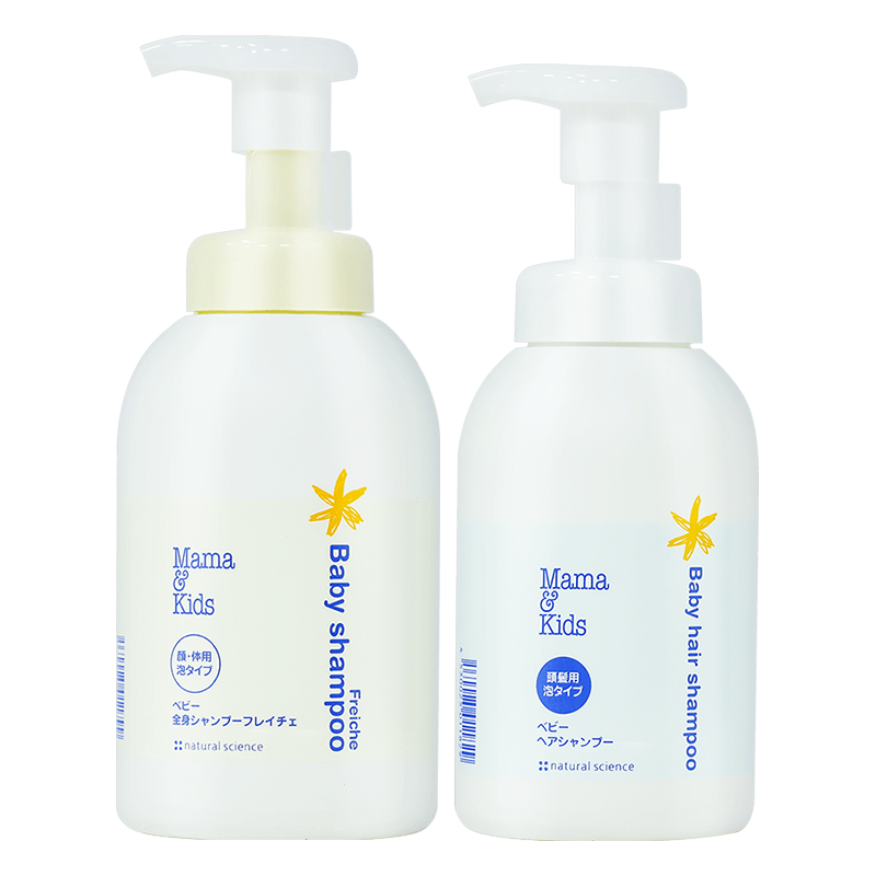 mama&kids 婴幼儿洗护套装 洗发液 370ml+沐浴露 460ml