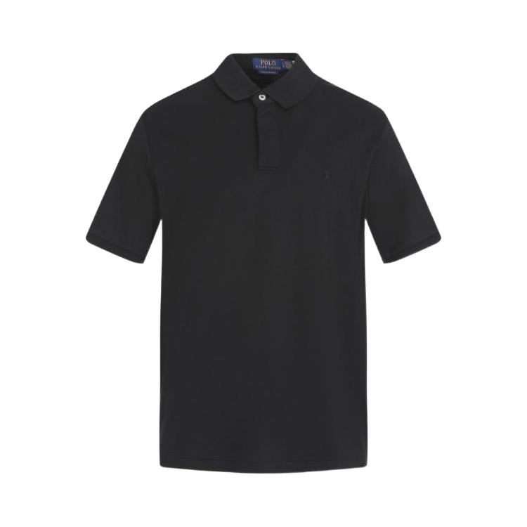 POLO RALPH LAUREN 【纯棉】男式极简logo纯色亲肤百搭日常经典短袖polo衫
