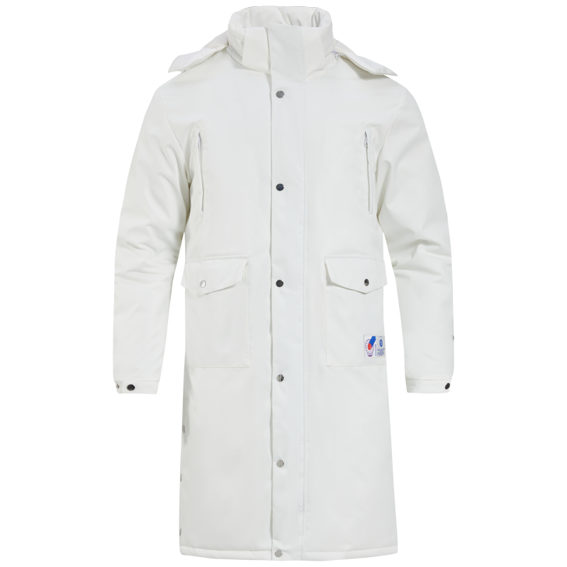 准者冬季新款男女长款加厚防风篮球宽松运动休闲连帽棉服外套