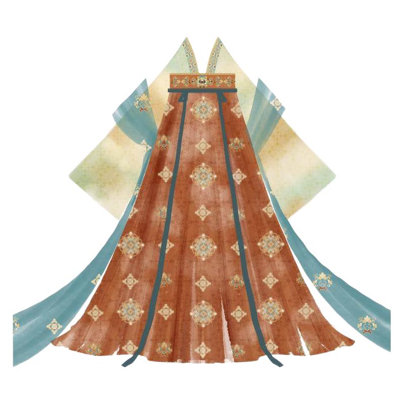 素羽华裳芳华国色 原创汉服女唐制复原风齐胸衫裙2025春夏装