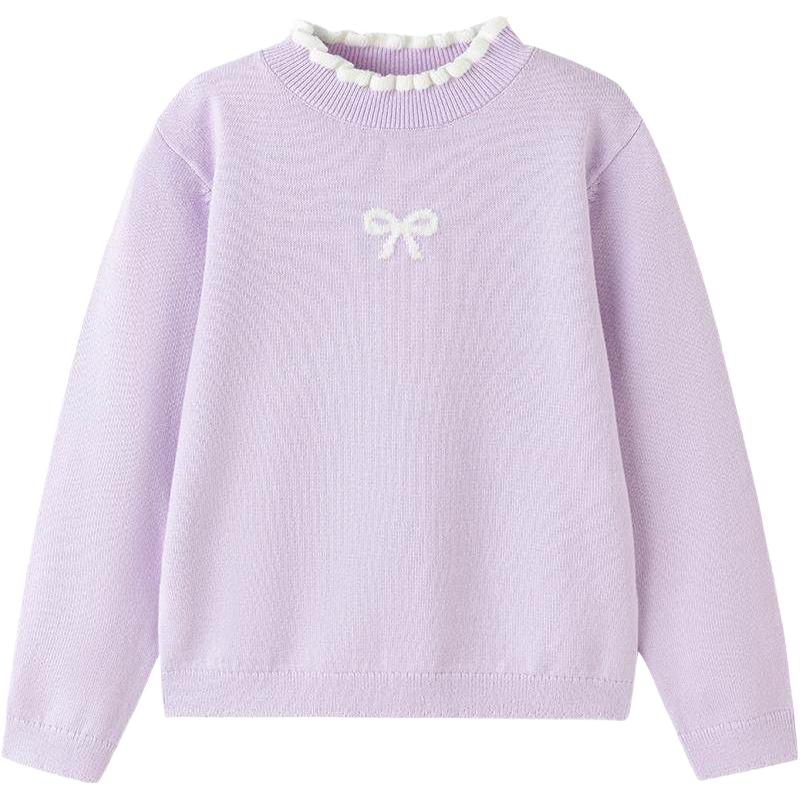 巴拉巴拉balaOne童装女童毛衫儿童2025冬毛衣甜美针织衫洋气