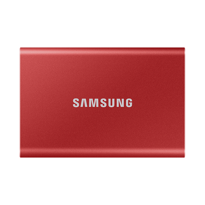 SAMSUNG 三星 T7 USB 3.2 Gen 2 移动固态硬盘 Type-C 2TB 火星红