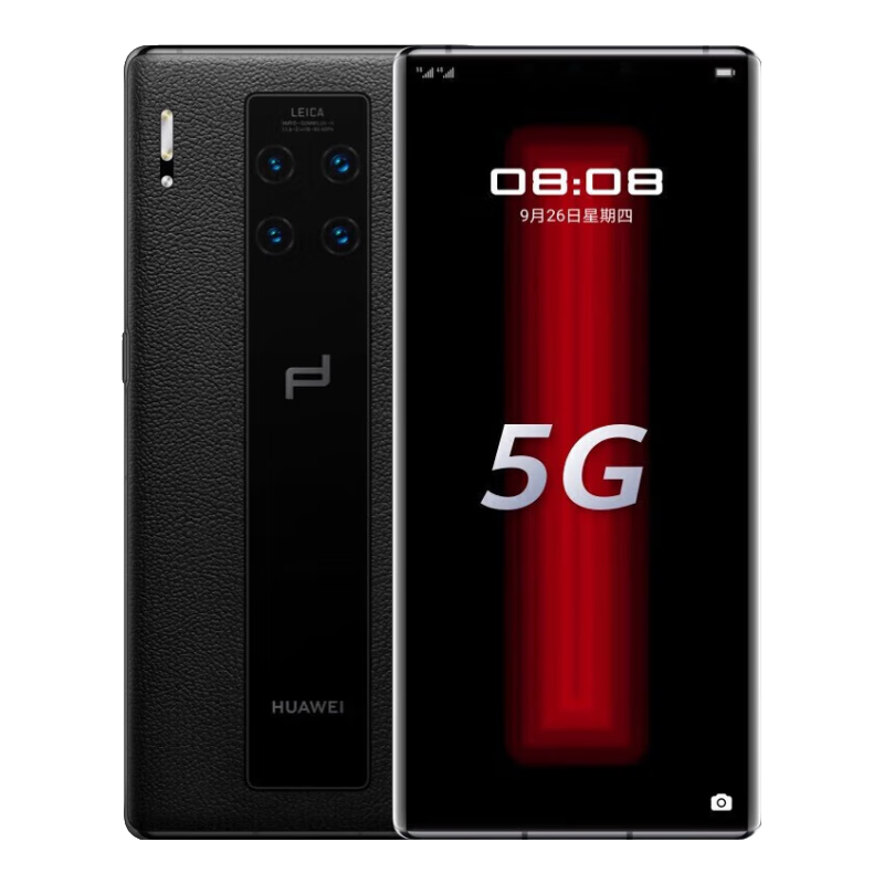 华为 Mate 30 RS 保时捷设计 12GB+512GB 玄黑 5G手机