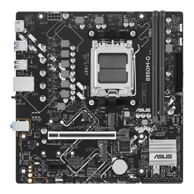华硕（ASUS）B850M-G主板 CPU 9700X/9800X3D/9600X(AMD B850/socket AM5)