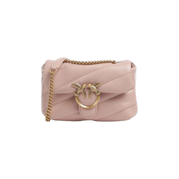 PINKO Pinko LOVE PUFF 飞鸟标志女士羊皮单肩斜挎包