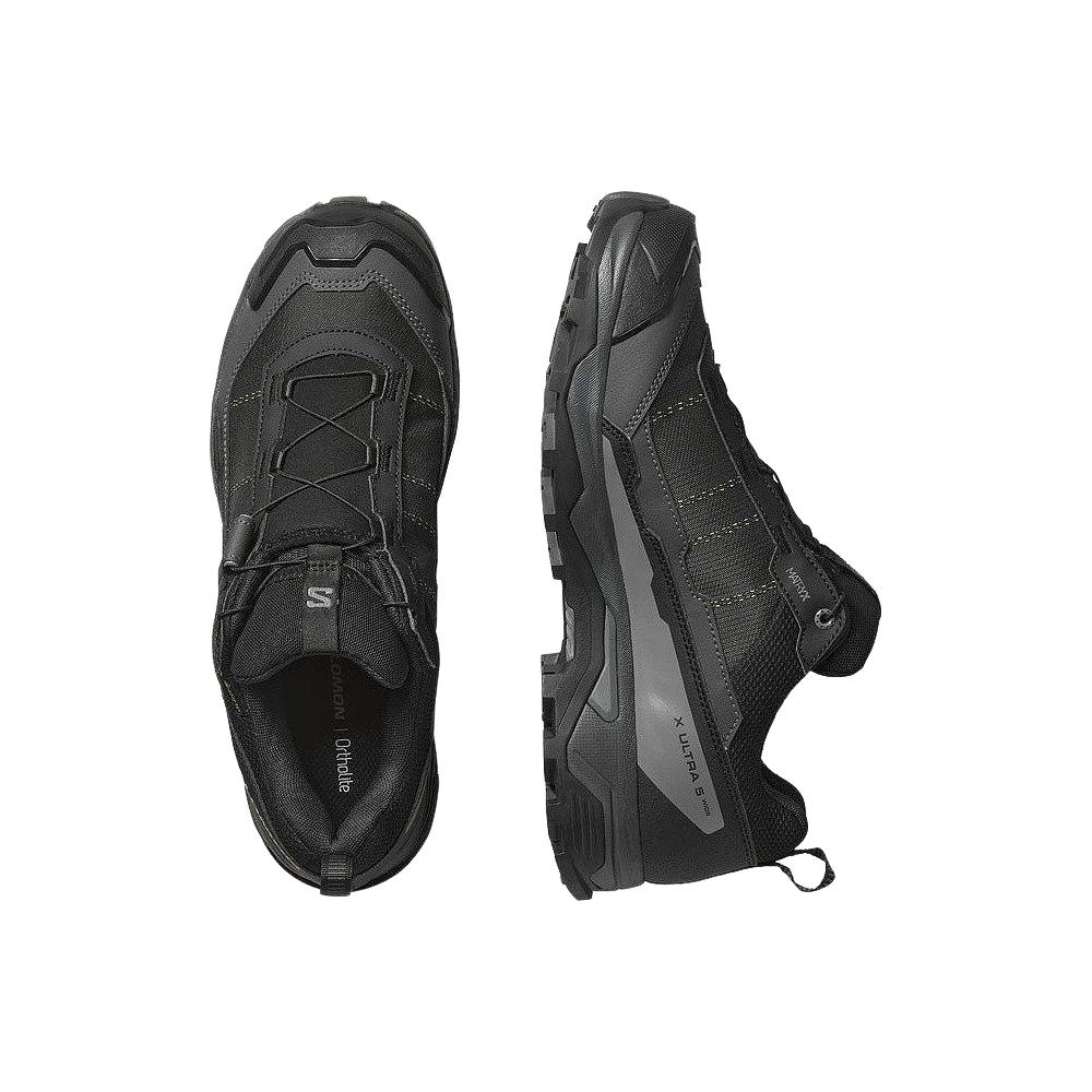 自营Salomon萨洛蒙 X ULTRA 5 WIDE GORE-TEX系列男士黑/