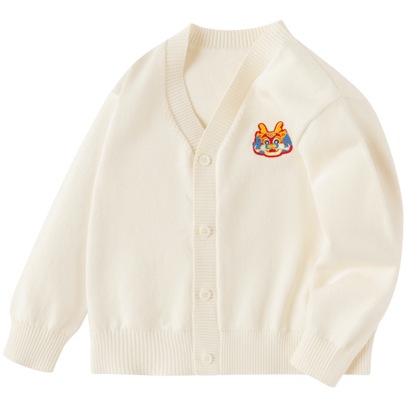 巴拉巴拉男童毛衣开衫春秋女童宝宝针织衫小童上衣新年潮208124103209