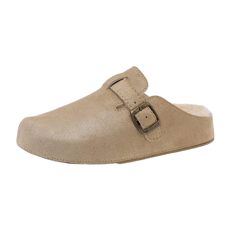 2025勃肯鞋加绒加厚保暖厚底防滑软底外穿可爱百搭时尚鞋