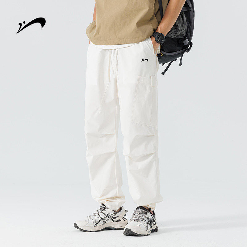  贵人鸟 宽松直筒 登山工装裤