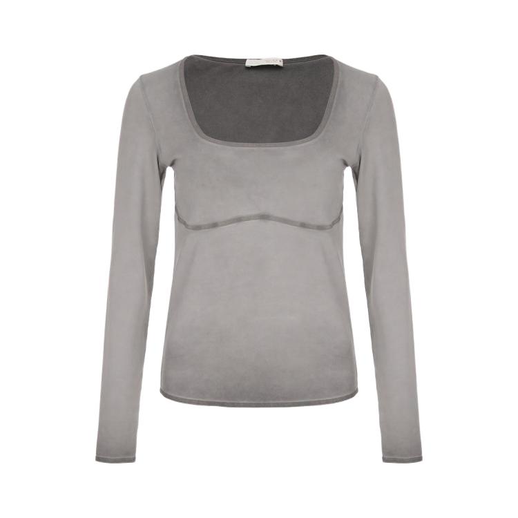 ZARA 【纯色系】女式性感魅力打底外穿大翻领套头长袖T恤