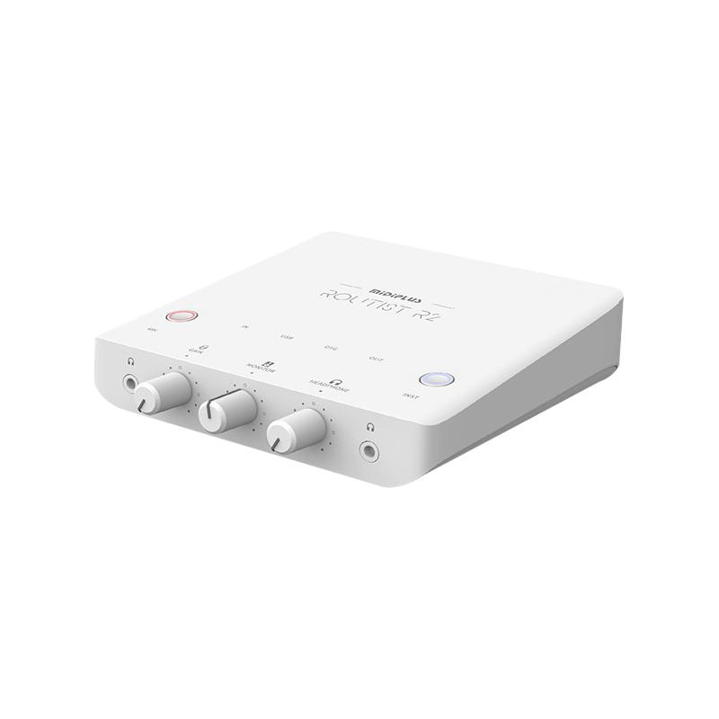 Midiplus R2 RS外置USB手机迷笛声卡台式笔记本直播录音套装