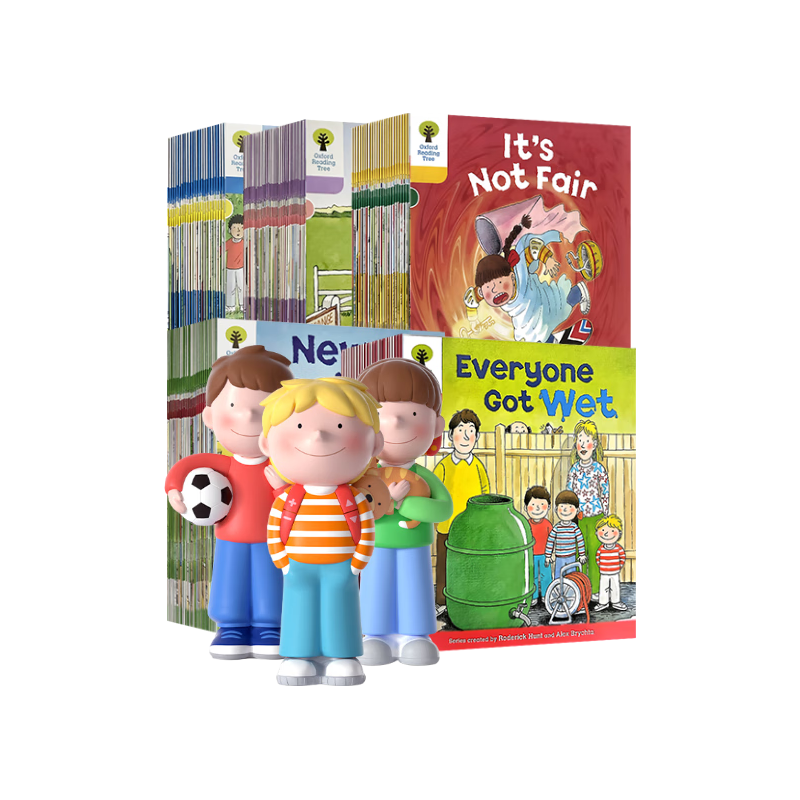 【送原版音频】牛津阅读树绘本 Oxford Reading Tree 牛津树拓展阅读 校园版 1阶-5阶+三个故事机 英文进口原版绘本 分级阅读绘本 [平装]