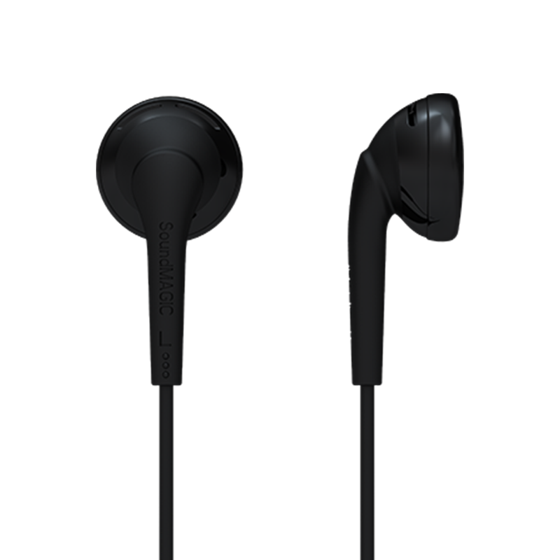 SoundMAGIC 声美 EP10 平头塞耳塞式动圈有线耳机 黑色 3.5mm