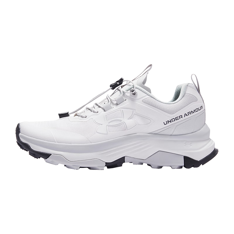 安德玛户外徒步登山防滑耐磨网面鞋子透气越野跑鞋