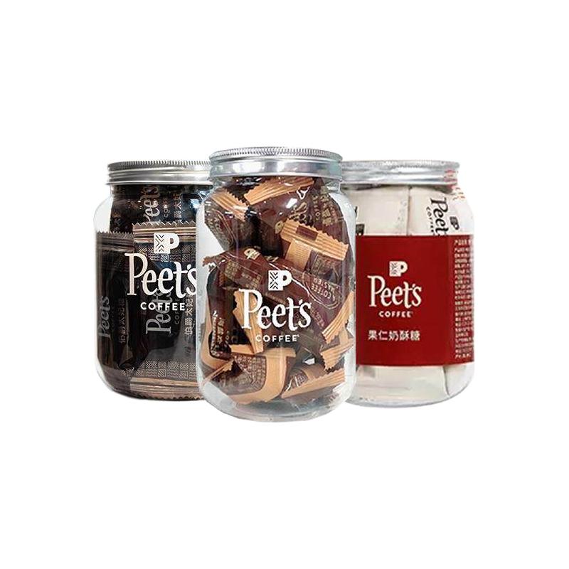 皮爷咖啡 Peet's COFFEEPeets皮爷海盐105g+伯爵105g+果仁奶酥糖108g*1组焦糖独立装罐装