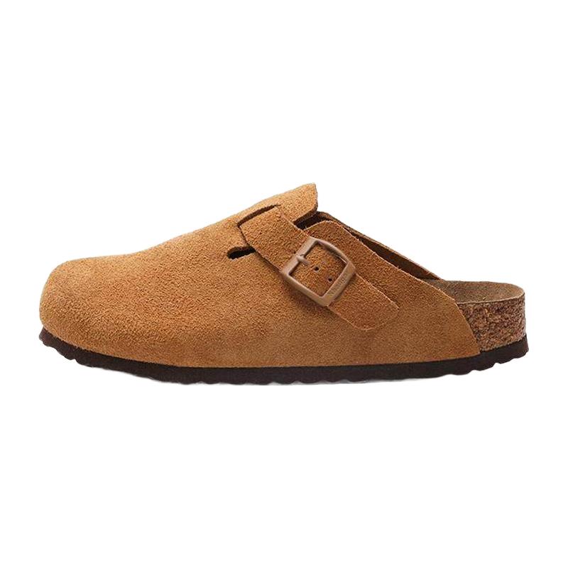 侯明昊同款Khadgar软木勃肯鞋半拖休闲一脚蹬拖鞋女懒人博肯