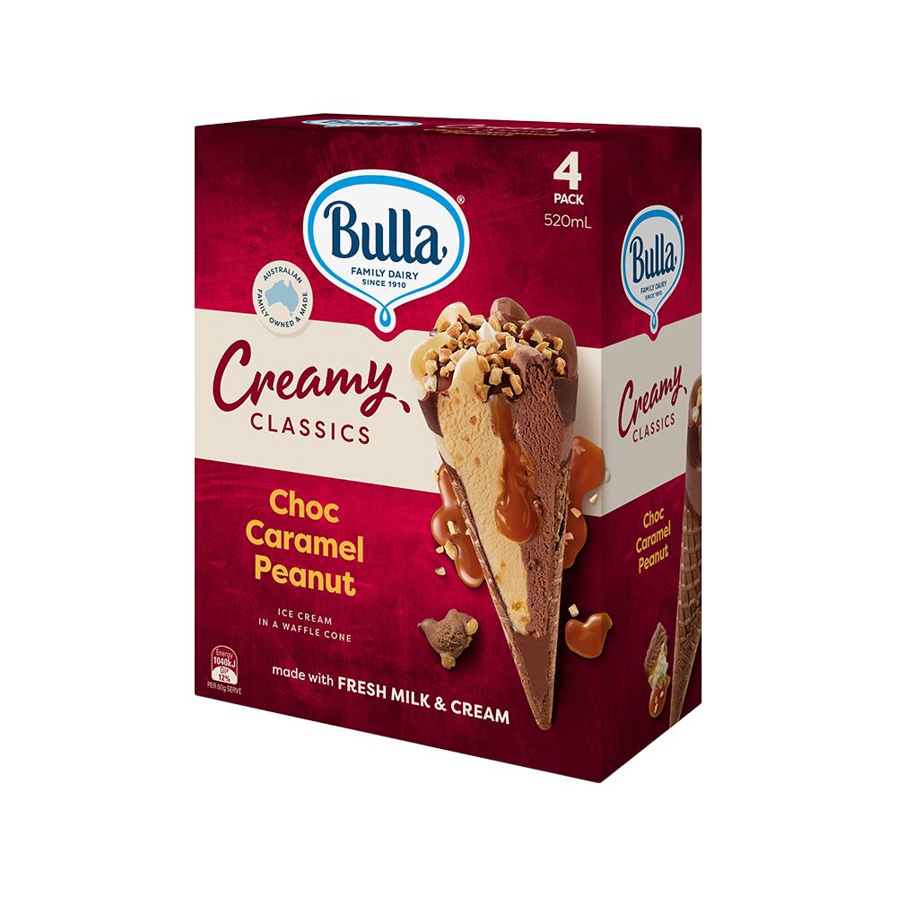 Bulla【任选4件享骨折价】Bulla布拉澳洲全冰淇淋香草草莓巧克力 25年3月23日-桶装460ml香草味