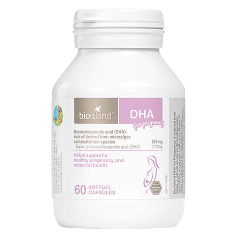 bio island DHA  天然海藻提取 孕期哺乳期营养60粒/瓶
