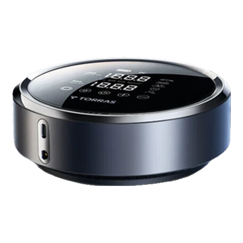 图拉斯 TORRAS【2024】车载充气泵汽车轮胎打气无线有线充气宝测胎压气筒 【AI经典款】100W有线快充