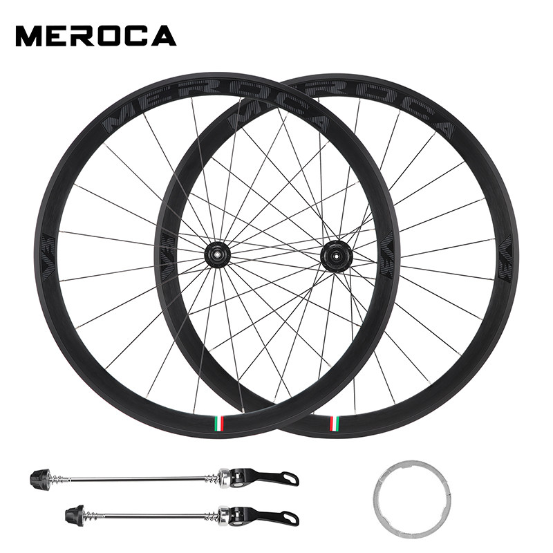 MEROCA公路自行车轮组700C铝合金4培林轮圈120响公路刀圈轮毂车轮